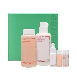 innisfree - Black Tea Youth Enhancing Skin Care Set 2023 Version - 5 pcs
