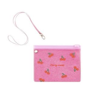 Cherry Heart Card Wallet 1 pc