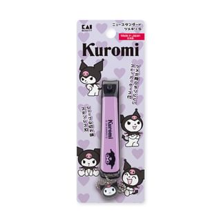 Kai - Sanrio Kuromi New Standard Nail Clipper Small - 1 Pc