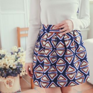 Tokyo Fashion Pattern Pleated Skirt