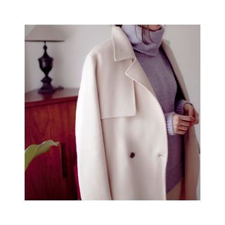 MASoeur Wool Blend Flap Coat