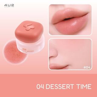 4U2 - Girlfriends' Mousse Lip Cup 04 Dessert Time