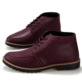 NOVO Genuine Leather Lace Up Boots
