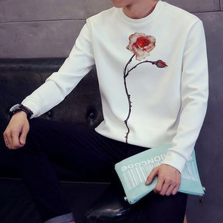 Jazzcool Flower Print Sweatshirt