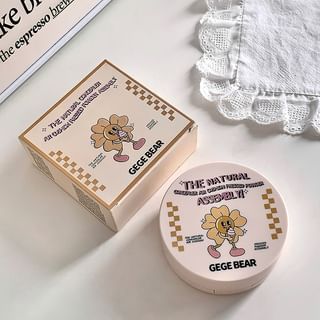 Gege Bear - 2 In 1 Natural Concealer Air Cushion Pressed Powder - 2 Shades #02 Natural - 13G+8G