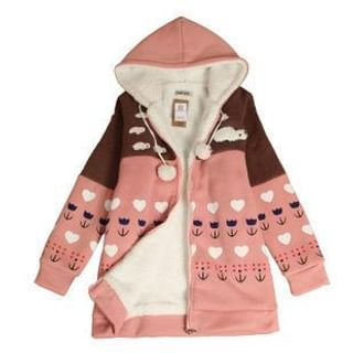 Cute Colors Hooded Zip Jacket