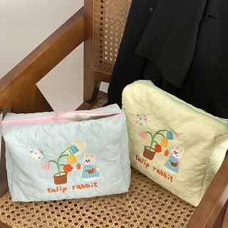 TangTangBags - Embroidered Cosmetic Pouch