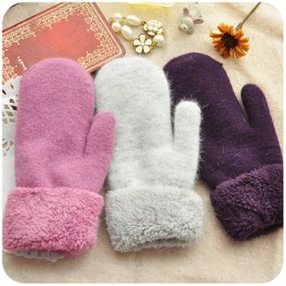 Momoi Couple Matching Fleece Gloves