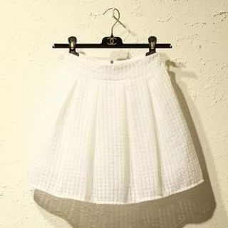 Sienne Check Pleated Skirt