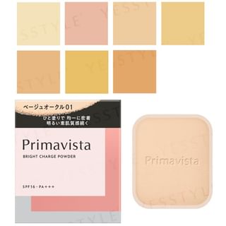 Sofina - Primavista Bright Charge Powder With Sponge Spf 16 Pa+++ 05 Beige Ocher Refill