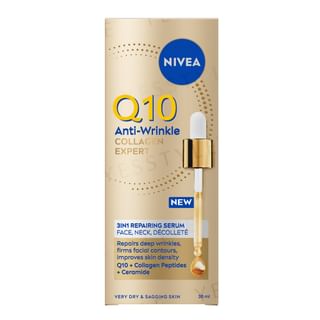 NIVEA - Q10 Anti-Wrinkle Collagen Expert 3 In 1 Repairing Serum 30ml