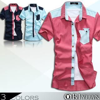 OBI YUAN Color-Block Shirt
