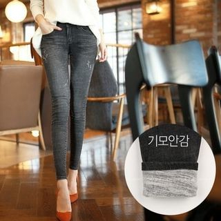 Styleonme Washed Skinny Jeans