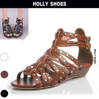 Studded Gladiator Sandals