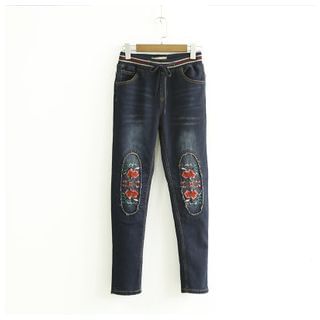 Ranche Knee Patch Washed Jeans