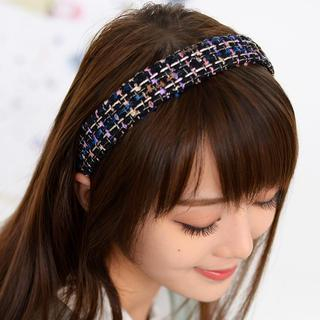 59 Seconds Tweed Hair Band