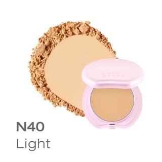 Cute Press - Hybrid Flawless Foundation Powder Spf 50 Pa++++ N40 Light