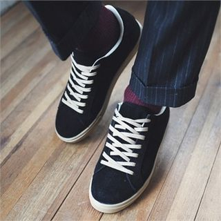 MITOSHOP Faux-Suede Sneakers