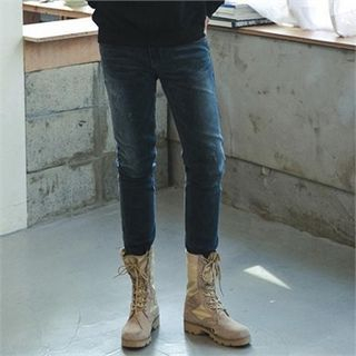 STYLEMAN Distressed Skinny Jeans