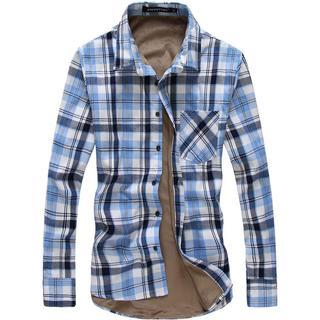 Alvicio Fleece-Lined Plaid Shirt