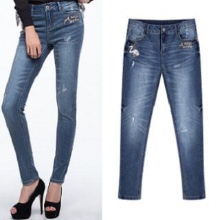 ISOL Washed Skinny Jeans