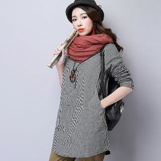 Romantica Check Blouse