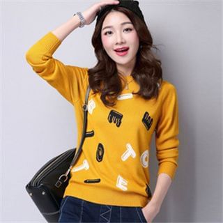 AiSun Patterned Sweater