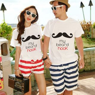 Fairy Essential Couple Matching Lettering T-Shirt