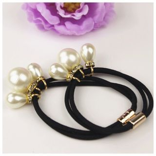 Cassia Faux Pearl Hair Tie