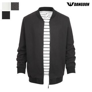DANGOON Lettering-Back Zip-Up Jacket