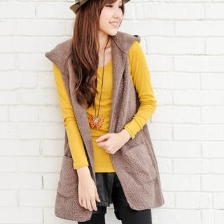 Hooded Fleece Vest