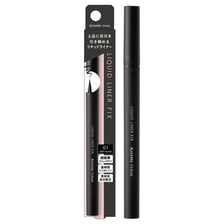 ISEHAN - Kiss Me Ferme Liquid Liner Fix 01 Soft Black