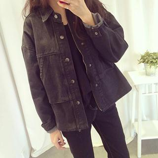 Eva Fashion Loose-Fit Denim Jacket