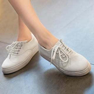 Pixie Pair Canvas Lace Up Sneakers