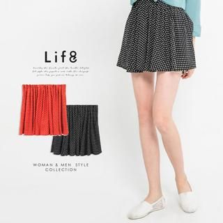 Life 8 Dotted Pleated Skirt