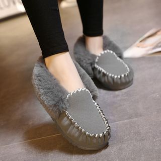Anran Fleece-lined Loafers