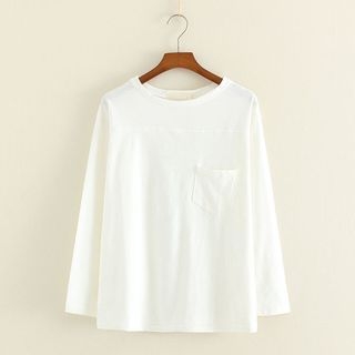 Mushi Long-Sleeve Pocketed T-Shirt