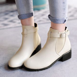 Gizmal Boots Belted Ankle Boots
