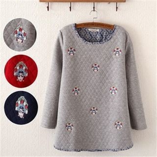 P.E.I. Girl Embroidered Pullover