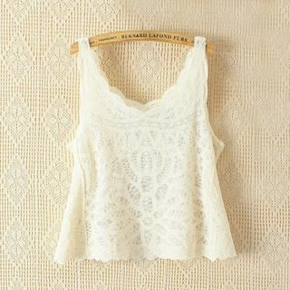 Ainvyi Lace Tank Top