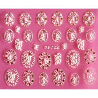 Maychao 3D Nail Sticker (XF722) 1 sheet