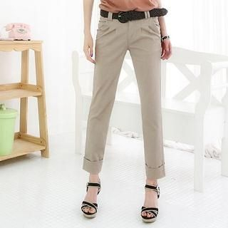 Cuffed Capri Pants