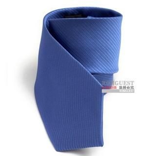 Romguest Striped Necktie Blue - One Size