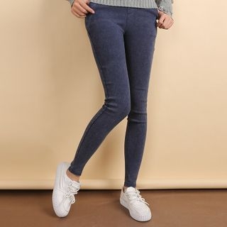 11.STREET Elastic Skinny Jeans