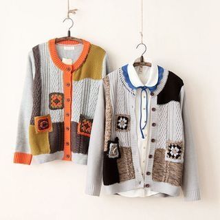 11.STREET Paneled Cardigan