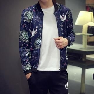 Bay Go Mall Galaxy Print Jacket