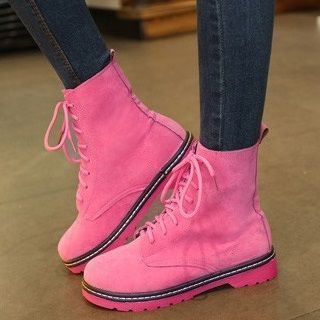 Lynnx Lace-Up Short Boots