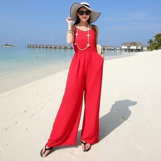 JK2 Spaghetti-Strap Jumpsuit