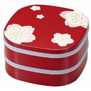 Hakoya Hakoya 19.0 2 Layers Lunch Box Sakura Red