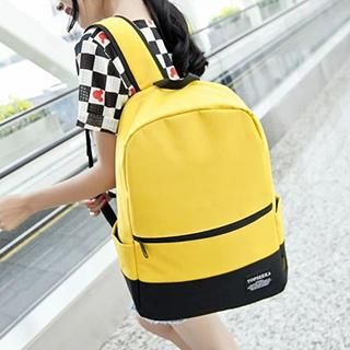 Top Seeka Two-Tone Lightweight Backpack